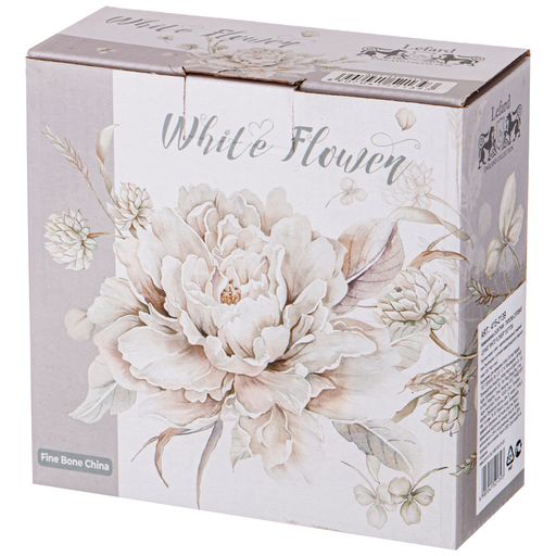 САЛАТНИК-ТАРЕЛКА СУПОВАЯ LEFARD WHITE FLOWER 15,5*7 СМ 800 МЛ  фото 2