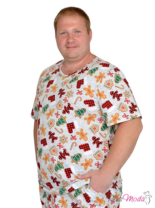 Футболка Модель №1297 размеры 44-84 - Plusmoda фото 3