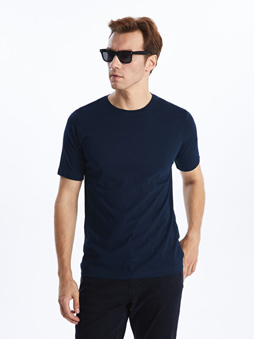 Bisiklet Yaka Penye Erkek Ti??rt