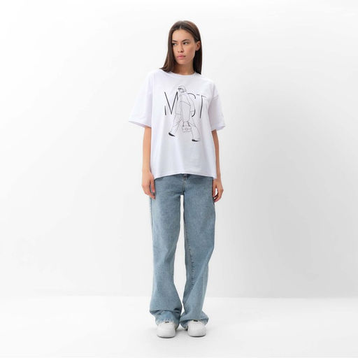 Футболка женская белая MIST Girl, р. XS (40-42)