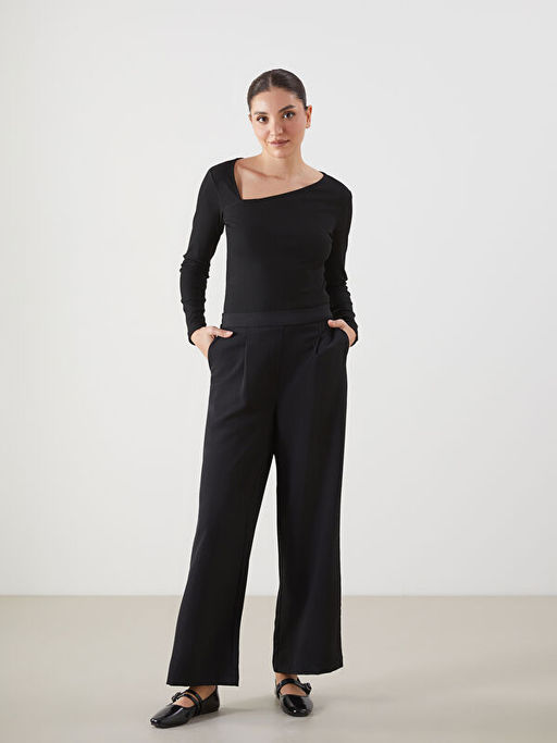 Asimetrik Yaka Kad?n Ti??rt