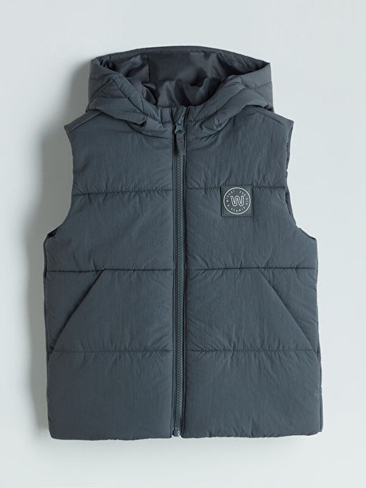 Kap??onlu Erkek ?ocuk ?i?me Yelek