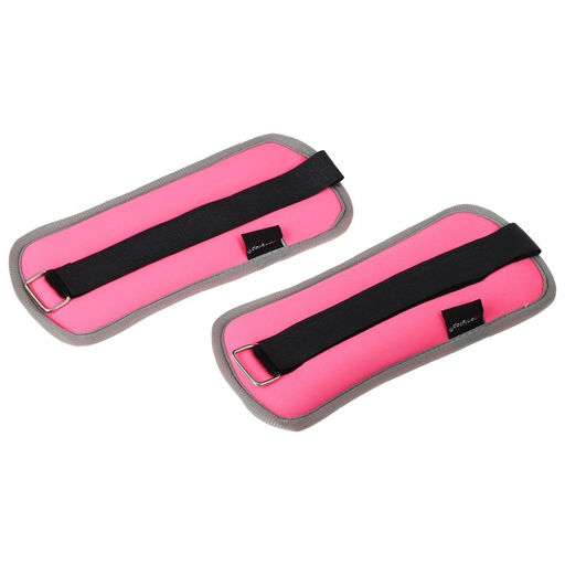 Утяжелители неопреновые ONLYTOP, 2 шт. × 0.25 кг, цвет розовый