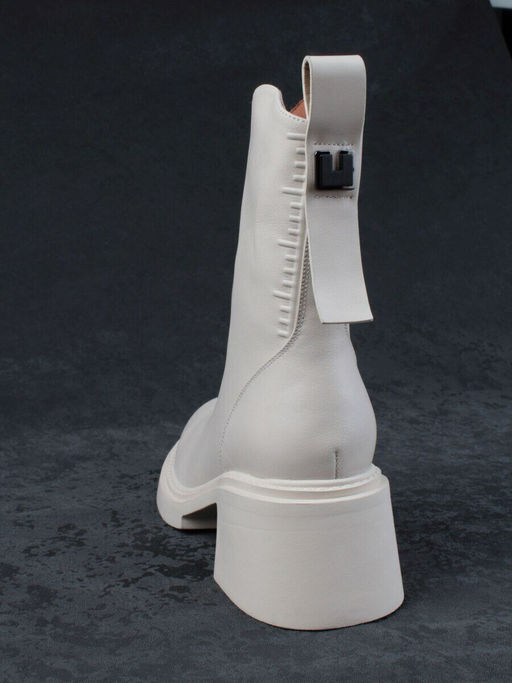 04-M3-L807 BEIGE Ботинки зимние женские (натуральная кожа, натуральный мех)