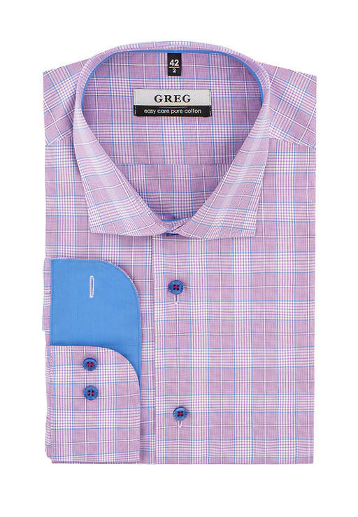 Сорочка мужская длинный рукав GREG 625/111/7768/Z/1p_GB  фото 2