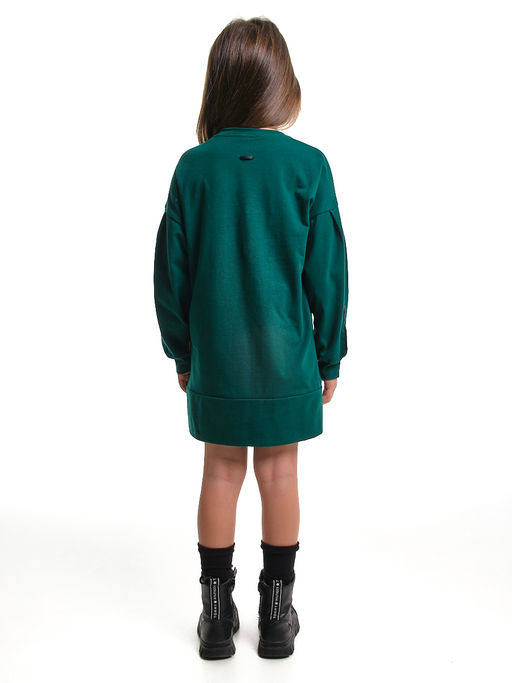 Платье миди стильное для праздников и утренников UD 8054 т.зеленый - Mini maxi фото 2