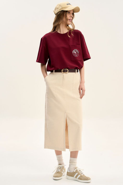 Футболка GO F1001CL/12-01.164-170 вишня - Pirs фото 3