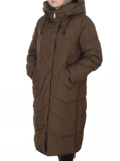 8806 DARK SWAMP Пальто зимнее женское (150 гр. холлофайбер)