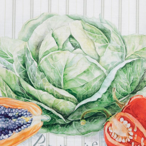 Скатерть Этель Vegetable 180х147 см, 100% хлопок, репс 210 г/м2  фото 2