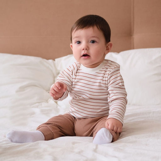 Ползунки-штанишки Крошка Я, BASIC LINE, рост 86-92 см, цвет коричневый  фото 2