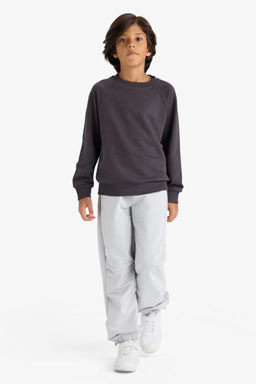 Bisiklet Yaka Basic D_z Okul Sweatshirt Erkek _ocuk - Defacto фото 2