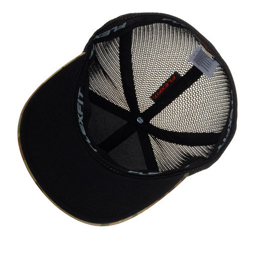 Бейсболка FLEXFIT арт. 6511MC (камуфляж / черный)