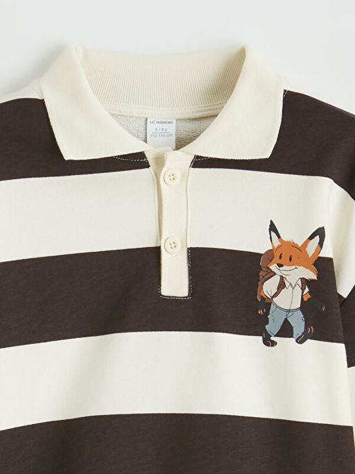 Polo Yaka Erkek ?ocuk Sweatshirt ve E?ofman Alt?