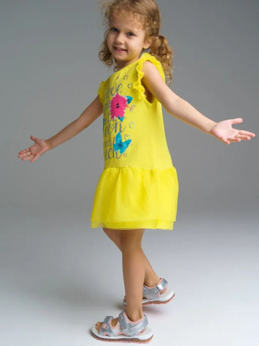 PlayToday / Платье трикотажное для девочек  фото 6