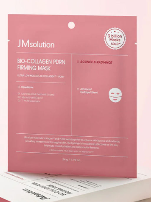 Jmsolution Тающая гидрогелевая маска для лица с коллагеном и PDRN / Bio-Collagen Pdrn Firming Mask, 34 г