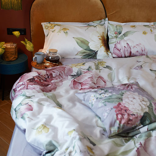 Постельное бельё Этель 2 сп Bloom 175*215 см, 200*217см, 50*70+3см -2 шт, мако-сатин  фото 10