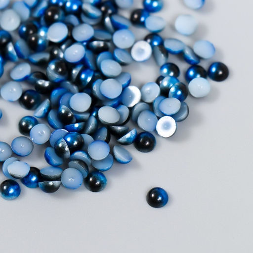 Декор Градиент синий d=4 мм 10г 200 шт 5х2,5 см - Арт узор фото 2