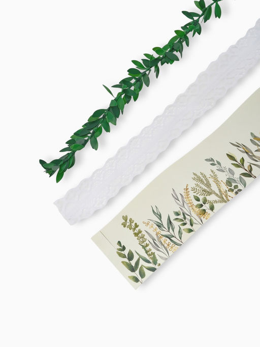 Цена за 2 шт. Пасхальный декор для кулича и яиц Листья, краска, фольга, свеча, ободок, украшение, перчатки