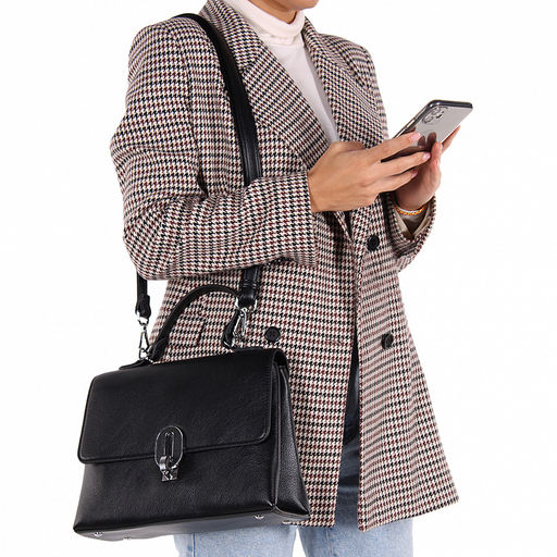 Сумка 1538-1K-01 black Polina&Eiterou