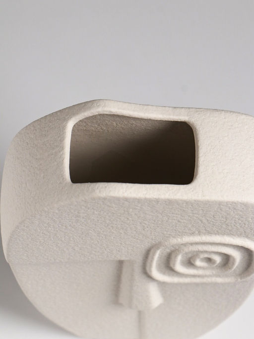 Ваза «Ачиль», 20.5×13 см, керамика, белая