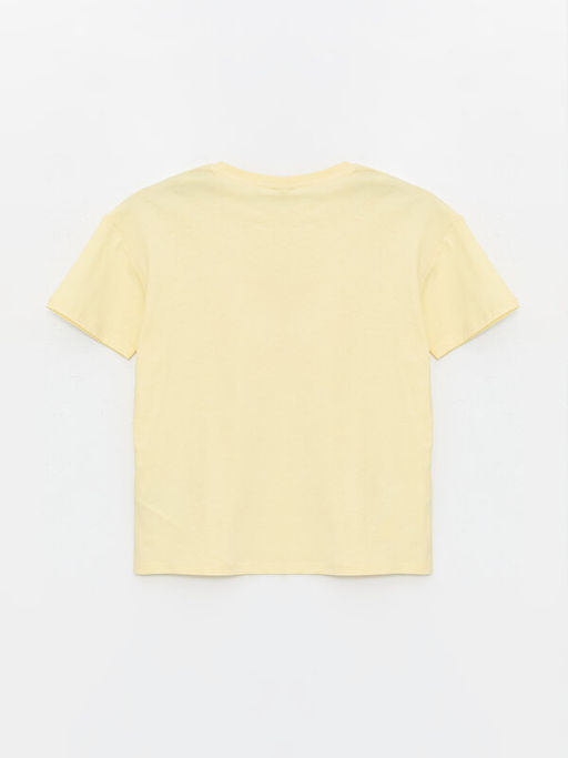 Bisiklet Yaka K?z ?ocuk Ti??rt ve Etek - Waikiki фото 3