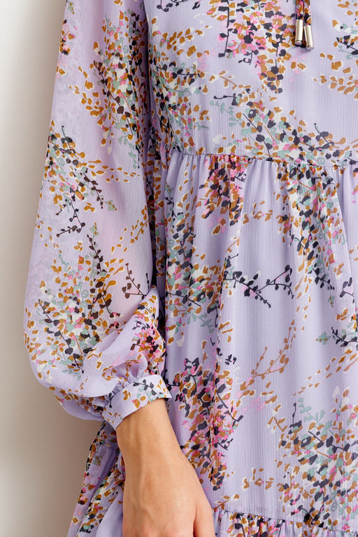 Платье свободного А-силуэта Linda (Цвет: Лаванда) - Morozov Amavie фото 7