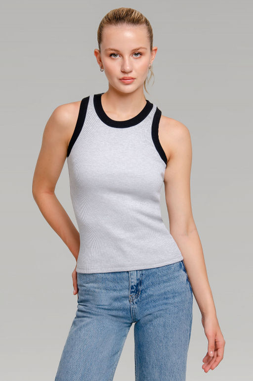 Арт.3202/3 Майка женская 42-46 (3 шт) Цвет:серый - Калинка фото 2