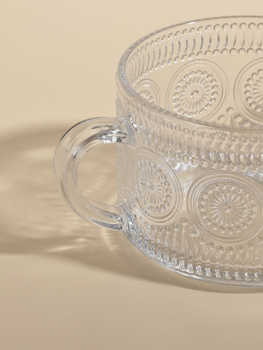 Набор кружек SLHome «Ларго», 400 мл, 2 шт., стекло, прозрачный