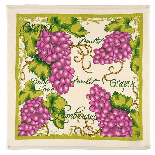 Салфетка кухонная 45х45см "Виноград" хлопок 100%, Bolangde (Китай)