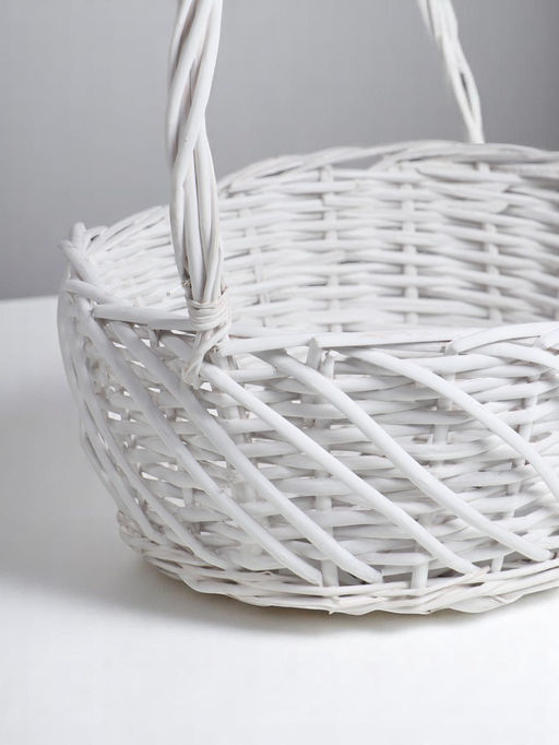 Корзина плетёная для хранения «Кнут», лоза, серая, набор 3 шт.