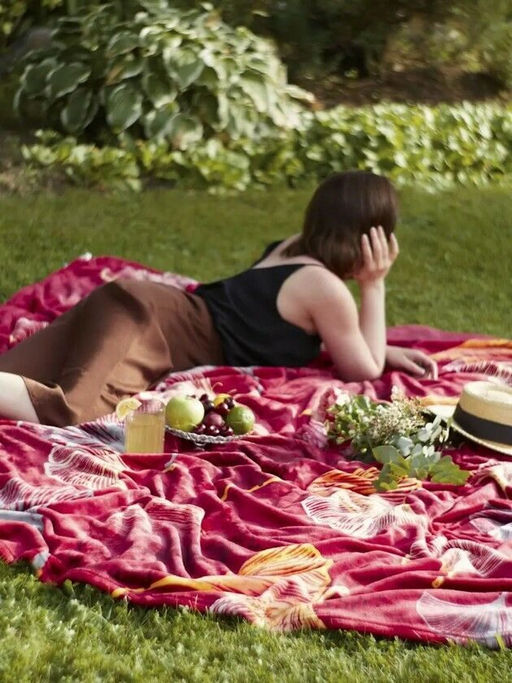 Покрывало-плед Гингко фланель-микрофибра 150*200 см. - Лен поволжья фото 4