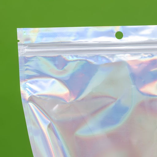 Цена за 100 шт. Пакет Zip-lock ПЭТ, иридисцентный, со сплошным окном, плоский, еврослот 20?30 см - UPAK LAND фото 3