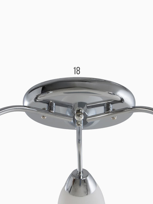 Люстра 50788/3, 3×60 Вт, E27, 60×60×17 см, белый