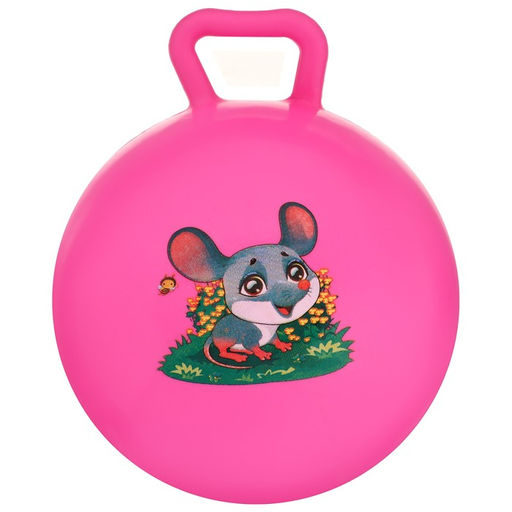 Мяч детский с ручками, d=15 см, 80 г, цвет МИКС - Simaland фото 3