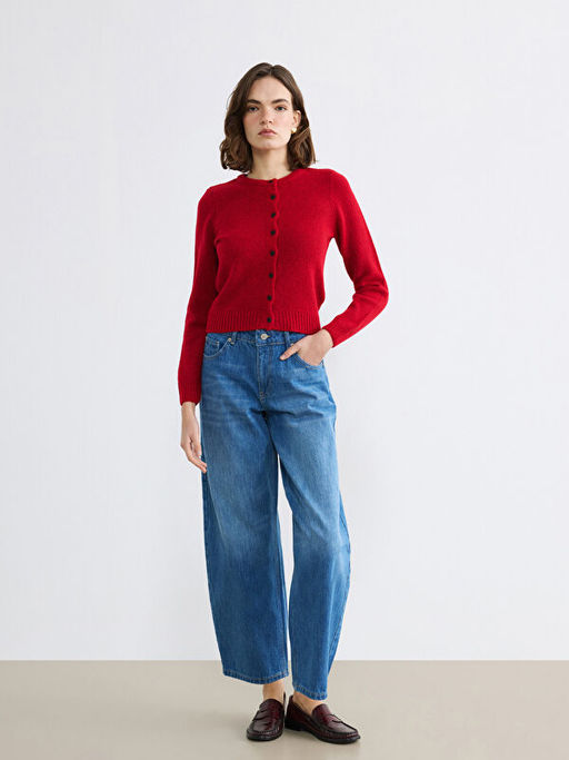 Bisiklet Yaka Kad?n Triko H?rka