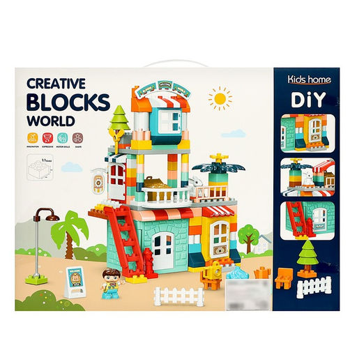 Конструктор KIDS HOME TOYS «Загородный домик», 2 варианта сборки, 176 деталей
