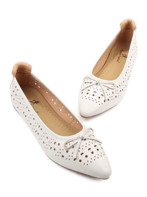 06-7388-66R GRAY/BEIGE Туфли летние женские "Лодочки" (натуральная кожа)