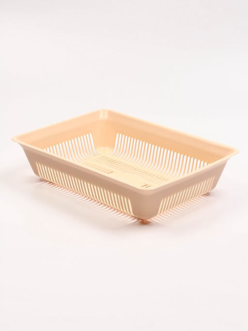 Туалет глубокий с сеткой 36×25×9 см, бирюзовый/бежевый