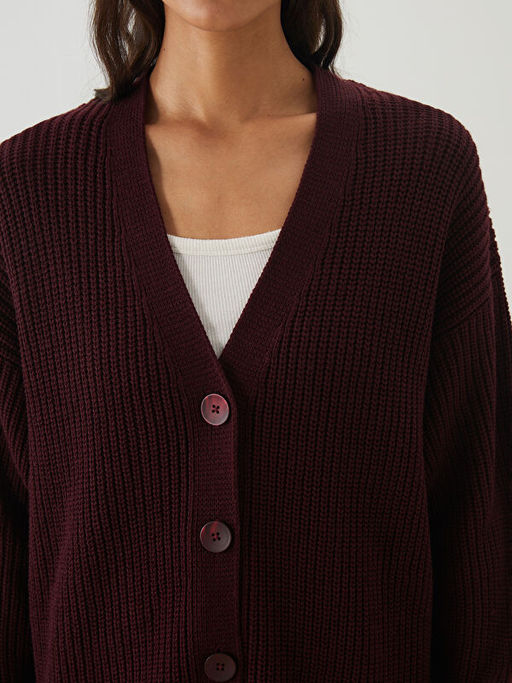 V Yaka Kad?n Triko H?rka