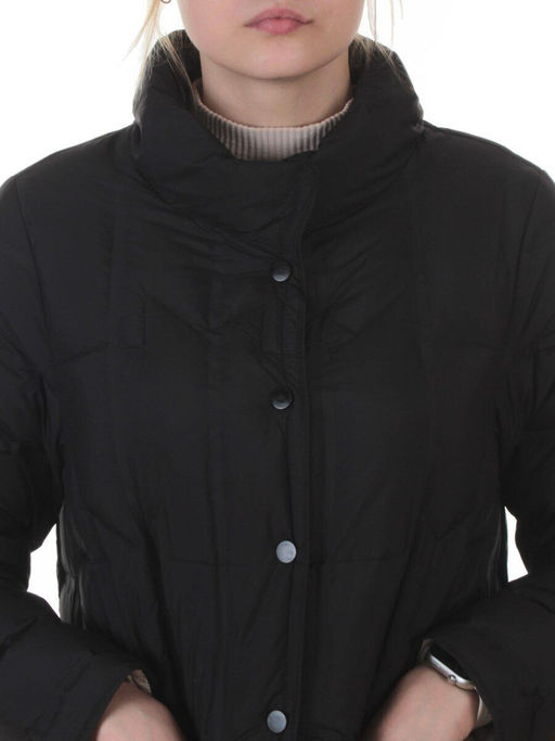 8811 BLACK Куртка пуховая облегченная женская (утиный пух) - Fashion фото 4