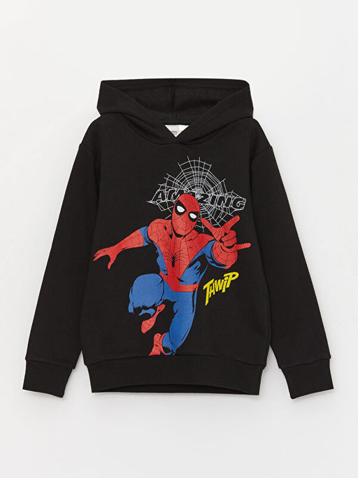 Spiderman Bask?l? Erkek ?ocuk Hoodie ve E?ofman Alt? - Waikiki фото 2