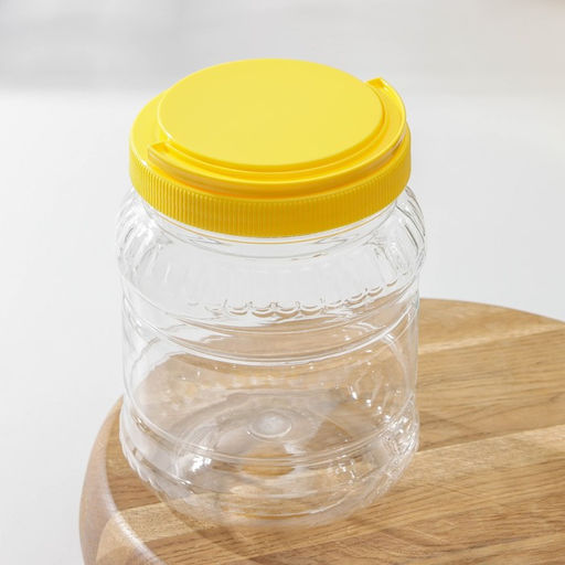 Цена за 2 шт. Банка для хранения продуктов Альтернатива, 1.5 л, пластик, МИКС