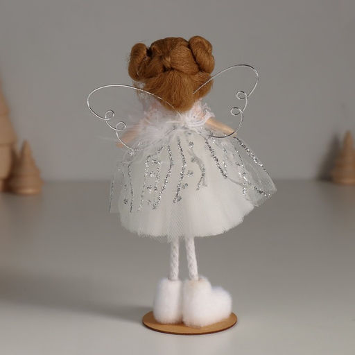 Кукла интерьерная Ангелочек в белом платье и в белых валеночках 5х7,8х15,5 см - Simaland фото 3