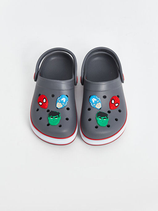 Spiderman Bask?l? Erkek ?ocuk Plaj Sandaleti - Waikiki фото 2