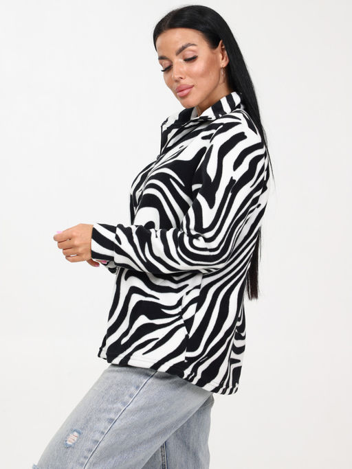 318 ЖЕНСКИЙ БЛЕЙЗЕР (Зебра/белый) - А-дина фото 4