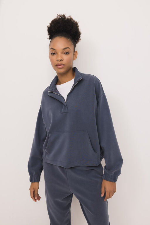 DeFactoFit Спортивная толстовка Oversize премиум-класса с высоким воротником  фото 13