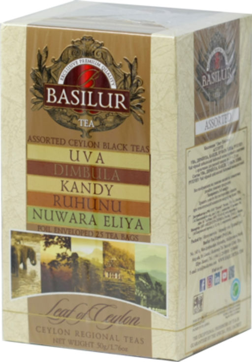 BASILUR. Лист Цейлона. Ассорти карт.пачка, 20 пак.  фото 2