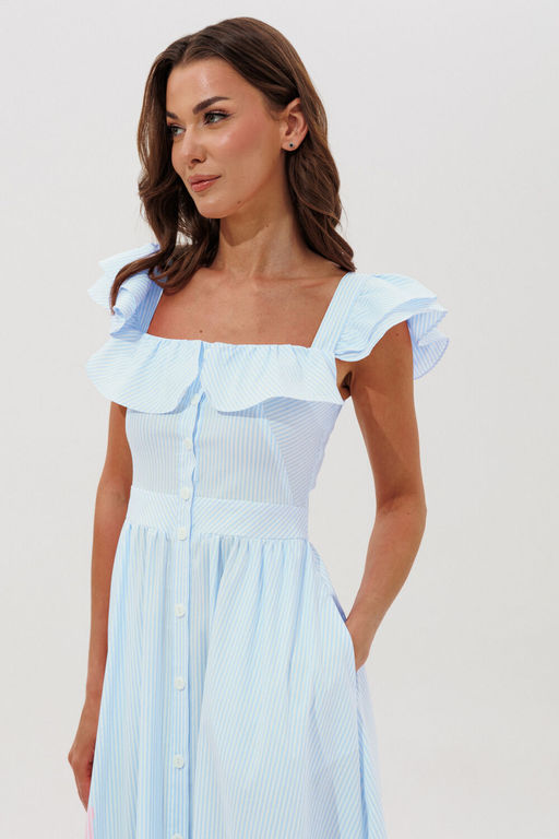 Сарафан VN Fashion 1158 голубой