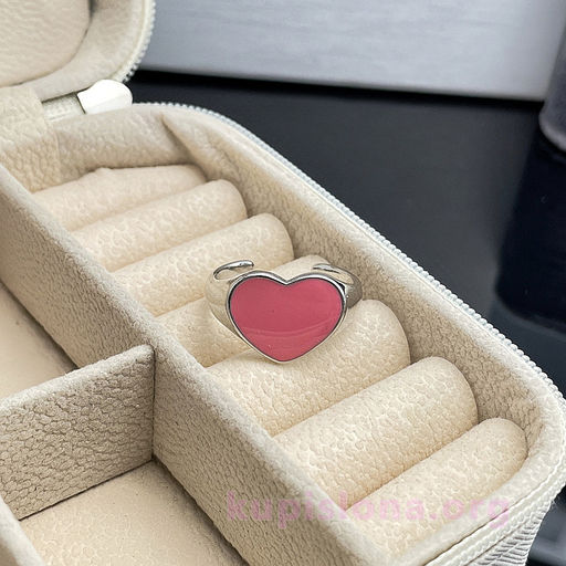 Кольцо Pink heart - Купи слона фото 2