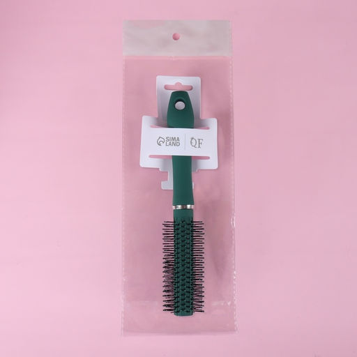 Цена за 2 шт. Брашинг, прорезиненная ручка, d=1.8/4×22(±1) см, бирюзовый